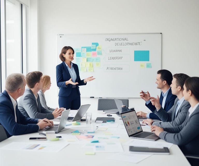 Organizational development workshop focused on leadership and change management